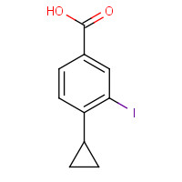 1131588-02-7 4-cyclopropyl-3-iodobenzoic acid chemical structure
