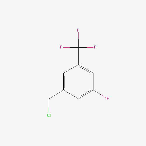 634151-25-0 3-FLUORO-5-TRIFLUOROMETHYLBENZYL CHLORIDE chemical structure
