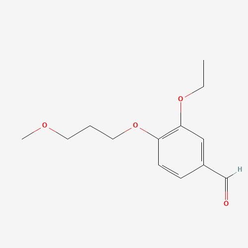 946779-35-7 3-ethoxy-4-(3-methoxypropoxy)benzaldehyde chemical structure