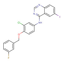 231278-20-9 N-[3-Chloro-4-(3-fluorobenzyloxy)phenyl]-6-iodoquinazolin-4-amine chemical structure