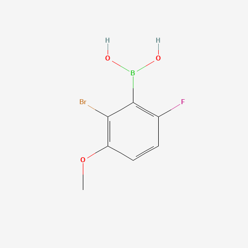 957062-89-4 2-Bromo-6-fluoro-3-methoxyphenylboronic acid chemical structure