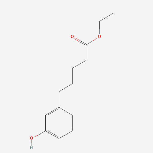 143536-52-1 ethyl 5-(3-hydroxyphenyl)pentanoate chemical structure