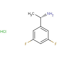 444643-16-7 Benzenemethanamine,3,5-difluoro-alpha-methyl-,(alphaS)-(9CI) chemical structure