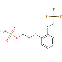 160969-03-9 2-[2-(2,2,2-Trifluoroethoxy)phenoxy]ethyl methanesulfonate chemical structure