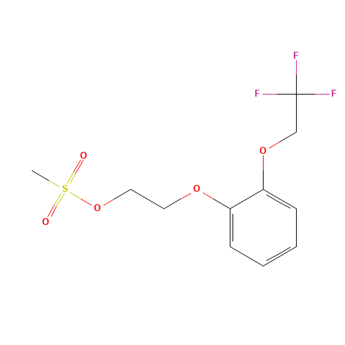 160969-03-9 2-[2-(2,2,2-Trifluoroethoxy)phenoxy]ethyl methanesulfonate chemical structure