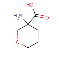 1131623-12-5 3-AMINOTETRAHYDRO-2H-PYRAN-3-CARBOXYLIC ACID chemical structure