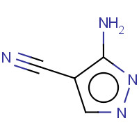 16617-46-2 3-Amino-4-pyrazolecarbonitrile chemical structure