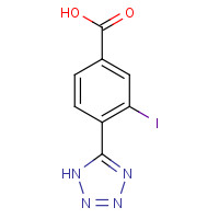 1131588-15-2 3-iodo-4-(1H-tetrazol-5-yl)benzoic acid chemical structure