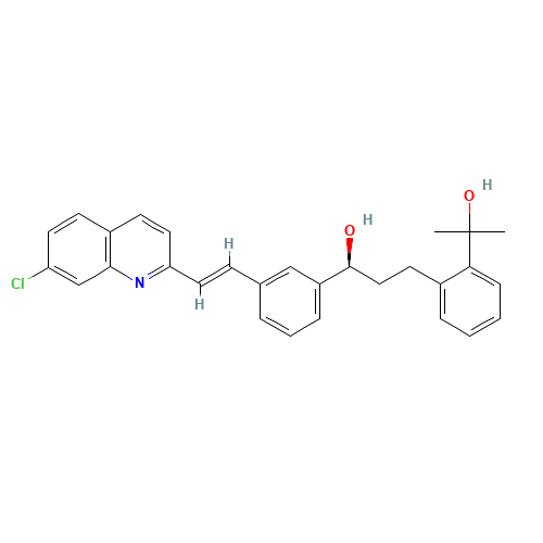 142569-70-8 2-(2-(3-(2-(7-Chloro-2-quinolinyl)-ethenylphenyl)-3-hydroxypropyl)phenyl)-2-propanol chemical structure