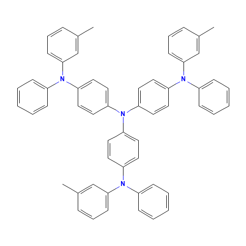124729-98-2 4,4',4''-Tris(N-3-methylphenyl-N-phenylamino)triphenylamine chemical structure