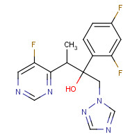 182230-43-9 (2R,3S/2S,3R)-2-(2,4-Difluorophenyl)-3-(5-fluoropyrimidin-4-yl)-1-(1H-1,2,4-triazol-1-yl)butan-2-ol chemical structure