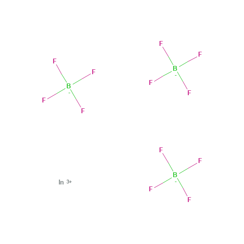 27765-48-6 indium(3+) tetrafluoroborate(1-) chemical structure