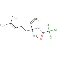 51479-78-8 2,2,2-trichloro-N-(1,5-dimethyl-1-vinyl-4-hexenyl)acetamide chemical structure