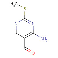 770-31-0 4-AMINO-2-METHYLTHIO-PYRIMIDINE-5-CARBALDEHYDE chemical structure