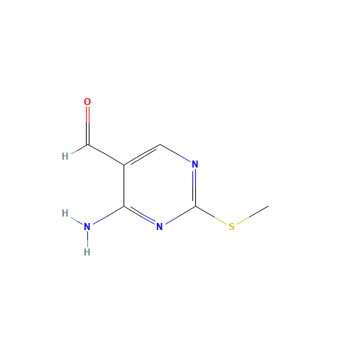 770-31-0 4-AMINO-2-METHYLTHIO-PYRIMIDINE-5-CARBALDEHYDE chemical structure