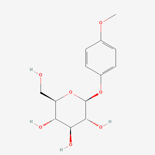 6032-32-2 4-METHOXYPHENYL BETA-D-GLUCOPYRANOSIDE chemical structure