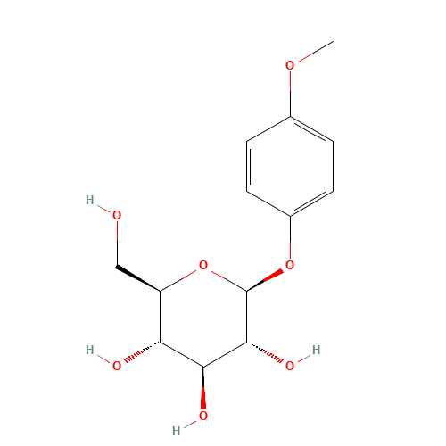 6032-32-2 4-METHOXYPHENYL BETA-D-GLUCOPYRANOSIDE chemical structure