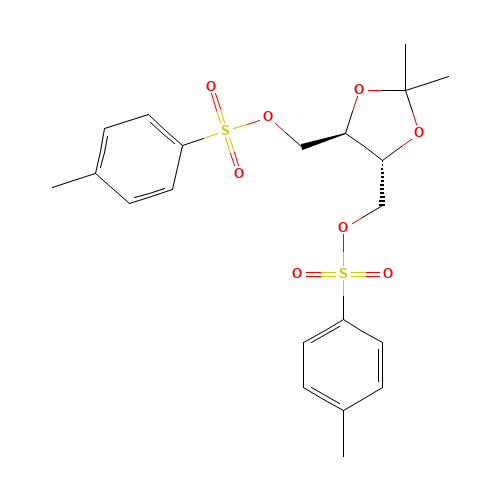 51064-65-4 (+)-1,4-DI-O-TOSYL-2,3-O-ISOPROPYLIDENE-D-THREITOL chemical structure