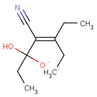 868-04-2 Ethyl2-cyano-3-ethyl-2-pentenoate chemical structure