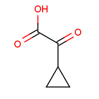 13885-13-7 2-cyclopropyl-2-oxoacetic acid chemical structure