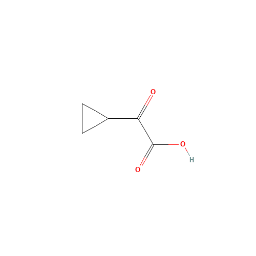 13885-13-7 2-cyclopropyl-2-oxoacetic acid chemical structure