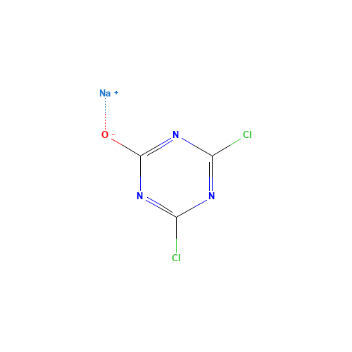 2736-18-7 2-SODIUMHYDROXY-4,6-DICHLORO-1,3,5-TRIAZINE chemical structure