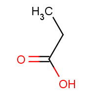 79-09-4 Propionic acid chemical structure