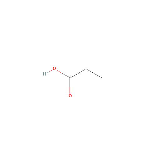 79-09-4 Propionic acid chemical structure