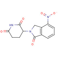 827026-45-9 3-(4-Nitro-1-oxo-1,3-dihydroisoindol-2-yl)piperidine-2,6-dione chemical structure
