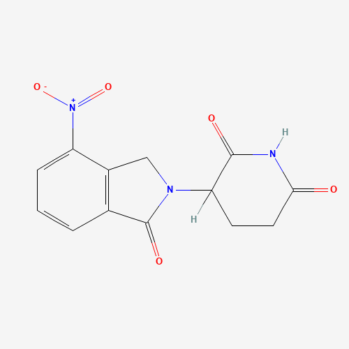 827026-45-9 3-(4-Nitro-1-oxo-1,3-dihydroisoindol-2-yl)piperidine-2,6-dione chemical structure