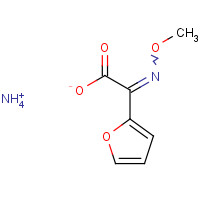 97148-39-5 (Z)-2-Methoxyimino-2-(furyl-2-yl) acetic acid ammonium salt chemical structure