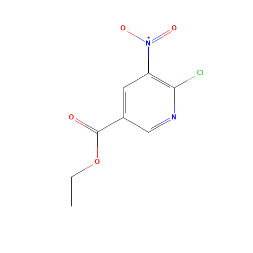 171876-22-5 Ethyl 6-chloro-5-nitro-3-pyridinecarboxylate chemical structure