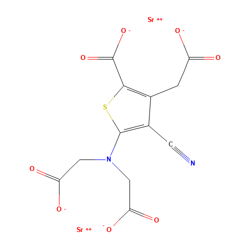 135459-87-9 Strontium ranelate chemical structure
