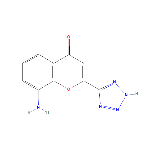 110683-22-2 8-Amino-4-oxo-2-(tetrazol-5-yl)-4H-1-benzopyran chemical structure