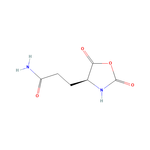 33043-61-7 (S)-4-(2-AMINOCARBONYLETHYL)OXAZOLIDINE-2,5-DIONE chemical structure