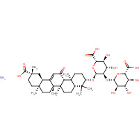 1407-03-0 GLYCYRRHIZIC ACID AMMONIUM SALT chemical structure