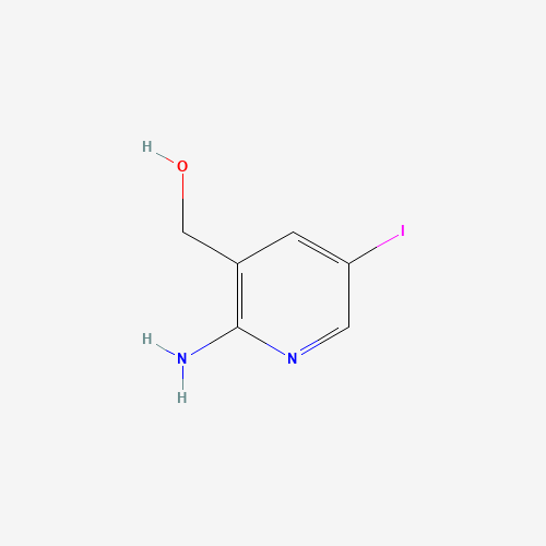 618107-90-7 (2-AMINO-5-IODO-PYRIDIN-3-YL)-METHANOL chemical structure