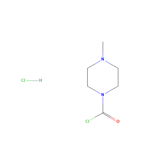 55112-42-0 4-Methyl-1-piperazinecarbonyl chloride hydrochloride chemical structure
