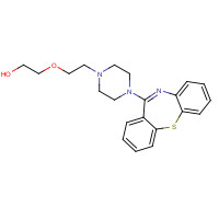 111974-69-7 2-[2-(4-Dibenzo[b,f][1,4]thiazepin-11-yl-1-piperazinyl)ethoxy]-ethanol chemical structure