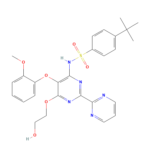 147536-97-8 Bosentan chemical structure