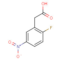 195609-18-8 2-FLUORO-5-NITROPHENYLACETIC ACID chemical structure