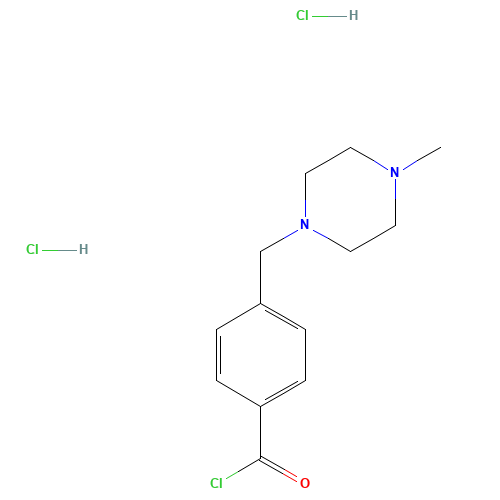 106261-64-7 4-(4-Methylpiperazinylmethyl)benzoyl chloride dihydrochloride chemical structure