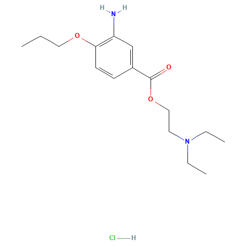 5875-06-9 Proparacaine hydrochloride chemical structure