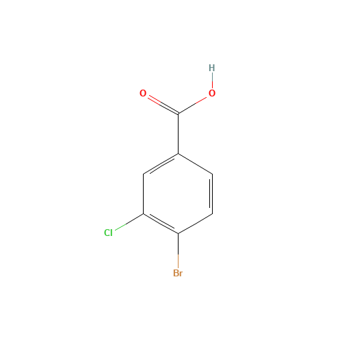25118-59-6 4-BROMO-3-CHLOROBENZOIC ACID chemical structure