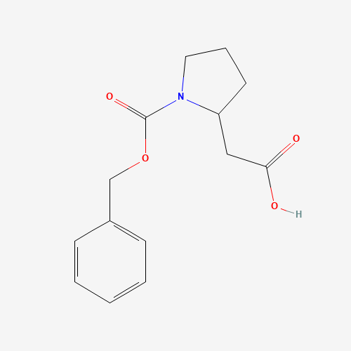 889953-03-1 2-(1-(Benzyloxycarbonyl)pyrrolidin-2-yl)acetic acid chemical structure