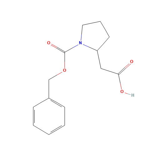 889953-03-1 2-(1-(Benzyloxycarbonyl)pyrrolidin-2-yl)acetic acid chemical structure