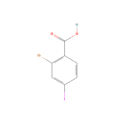 28547-29-7 2-Bromo-4-iodobenzoic acid chemical structure