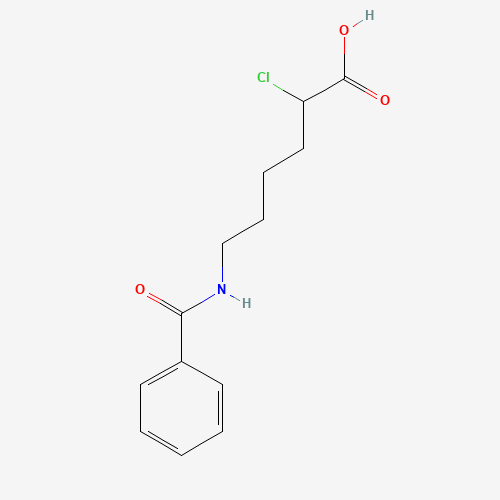 5107-15-3 6-benzamido-2-chlorohexanoic acid chemical structure