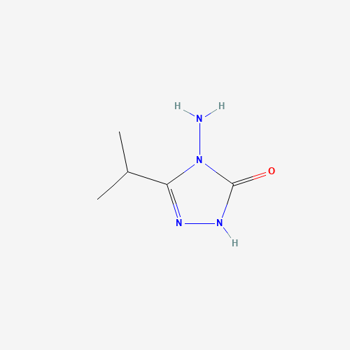 96240-10-7 4-Amino-2,4-dihydro-5-(1-methylethyl)-3H-1,2,4-triazol-3-one chemical structure