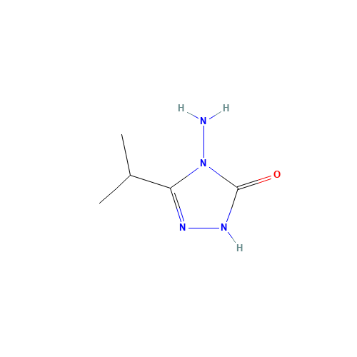 96240-10-7 4-Amino-2,4-dihydro-5-(1-methylethyl)-3H-1,2,4-triazol-3-one chemical structure
